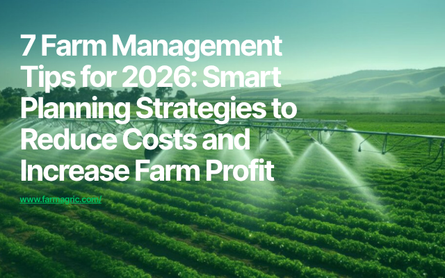 7 Farm Management Tips for 2026 Smart Planning Strategies to Reduce Costs and Increase Farm Profit