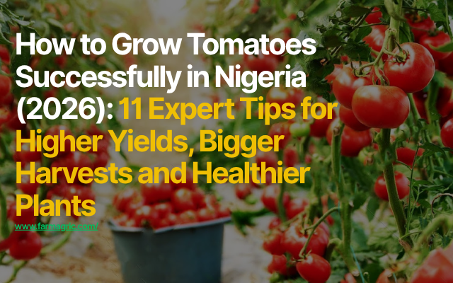 How to Grow Tomatoes Successfully in Nigeria (2026): 11 Expert Tips for Higher Yields, Bigger Harvests and Healthier Plants