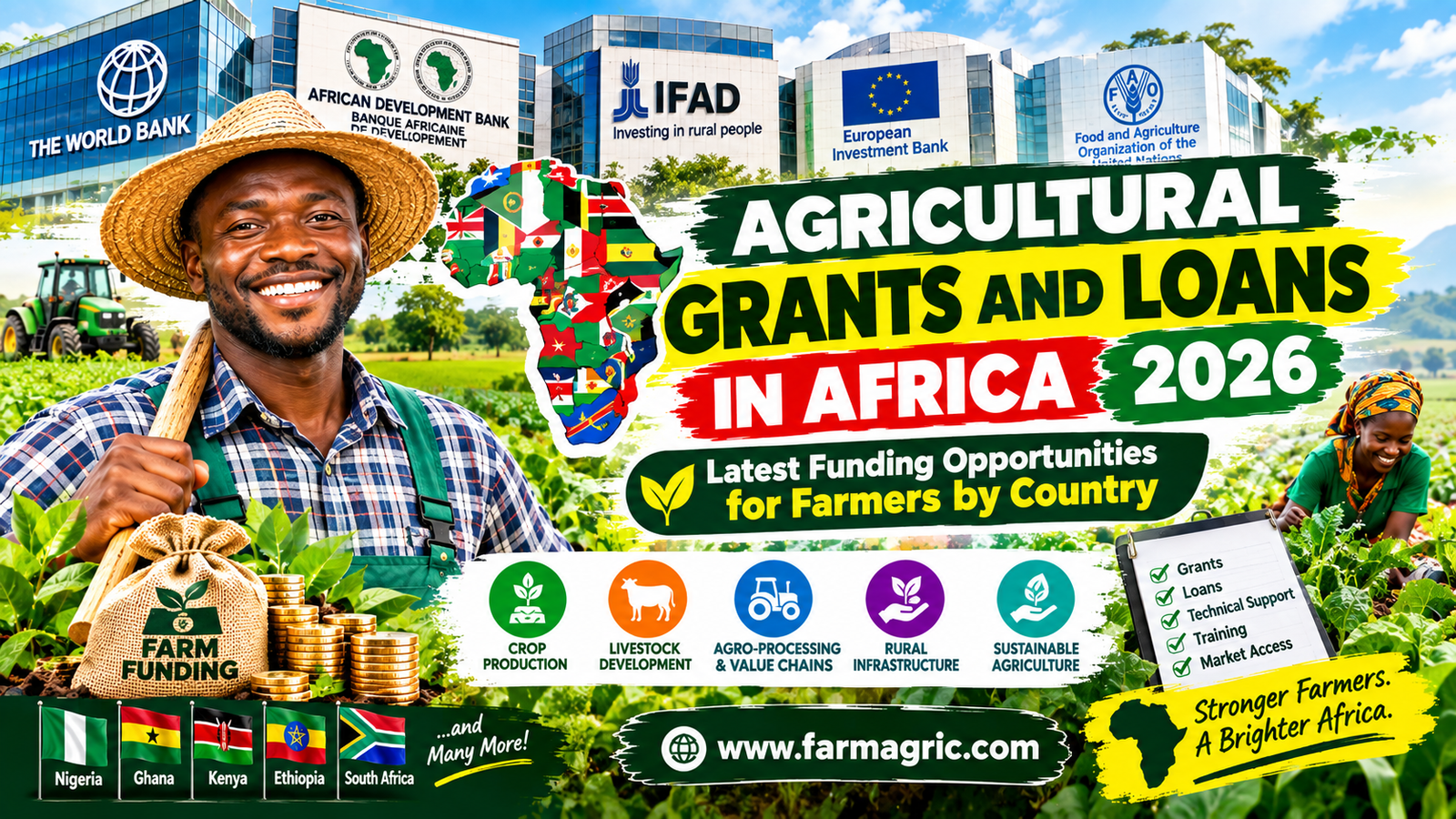Agricultural Grants and Loans in Africa 2026 Latest Funding Opportunities for Farmers by Country