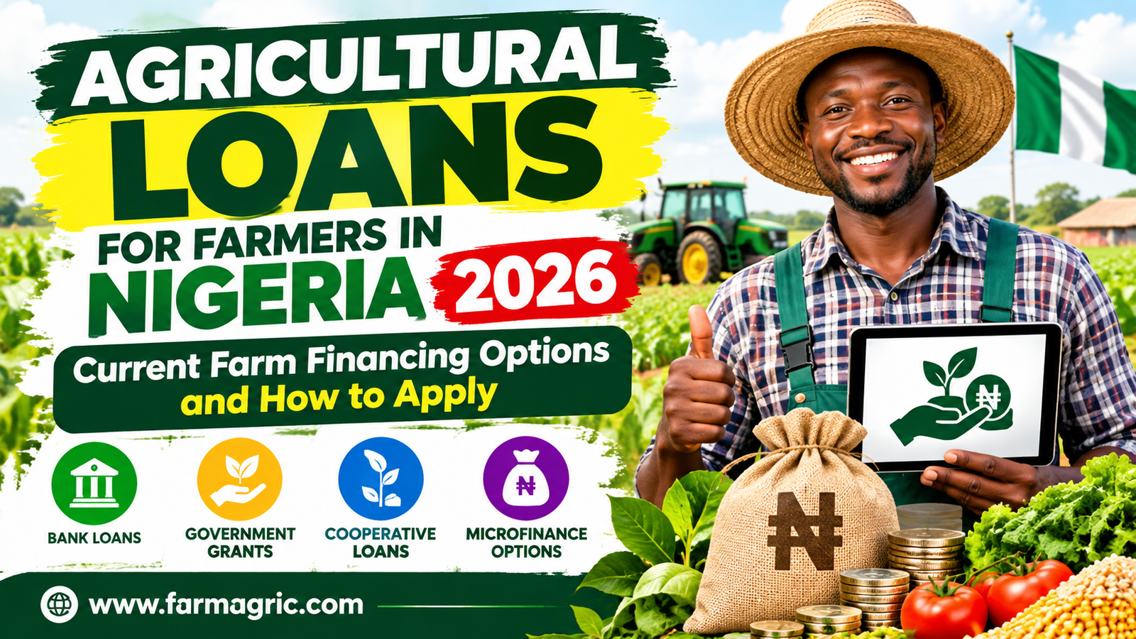 Agricultural Loans for Farmers in Nigeria 2026: Current Farm Financing Options and How to Apply