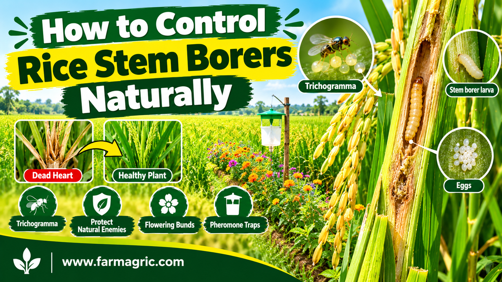 How to Control Rice Stem Borers Naturally