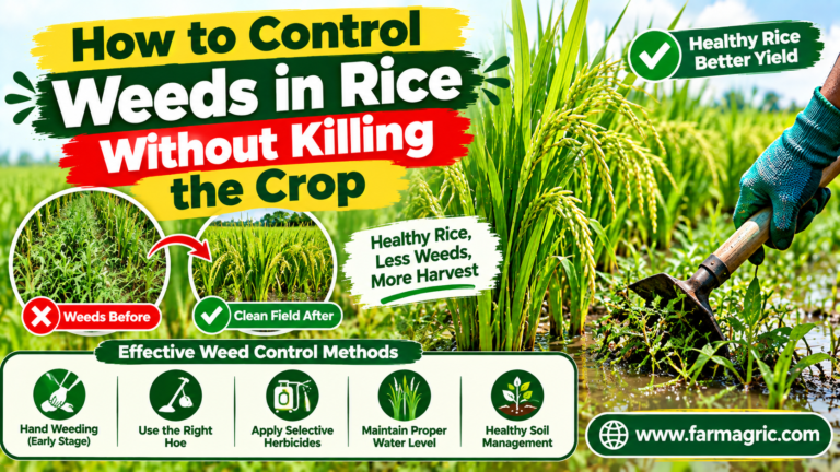 How to Control Weeds in Rice Without Killing the Crop