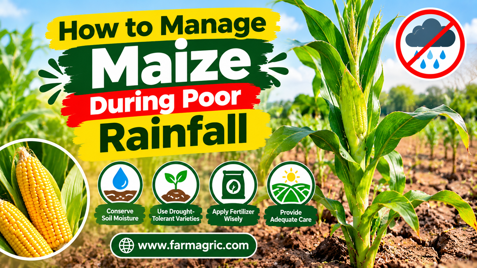 How to Manage Maize During Poor Rainfall