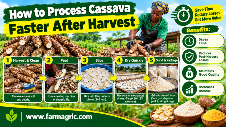 How to Process Cassava Faster After Harvest