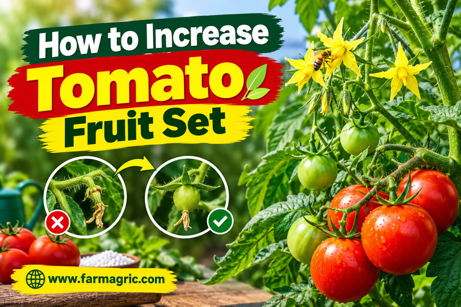how to increase tomato fruit set