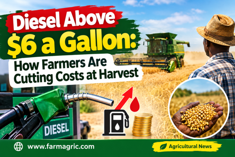 Diesel Above $6 a Gallon: How Farmers Are Cutting Costs at Harvest
