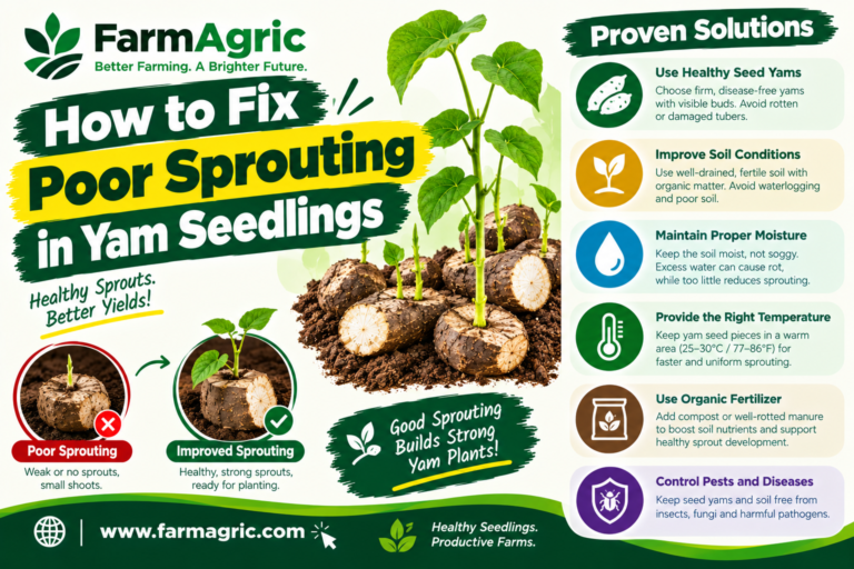 How to Fix Poor Sprouting in Yam Seedlings