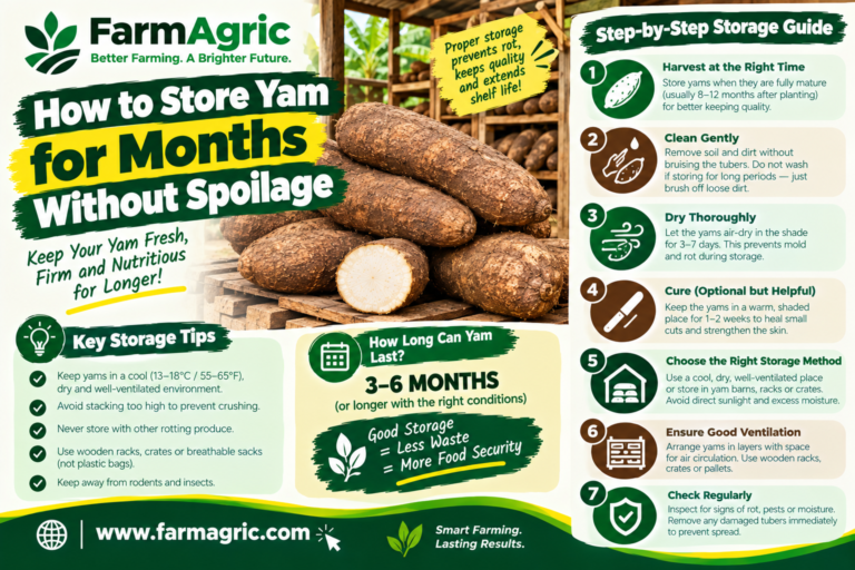 How to Store Yam for Months Without Spoilage