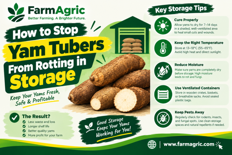 How to Stop Yam Tubers From Rotting in Storage