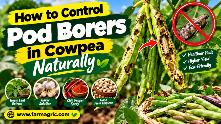 How to Control Pod Borers in Cowpea Naturally