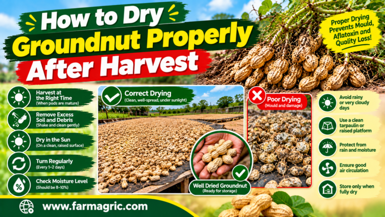 How to Dry Groundnut Properly After Harvest