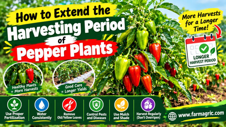 How to Extend the Harvesting Period of Pepper Plants