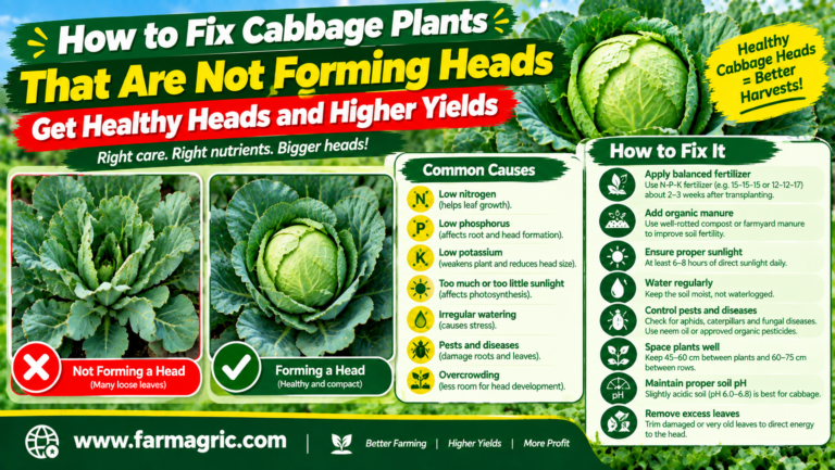 How to Fix Cabbage Plants That Are Not Forming Heads