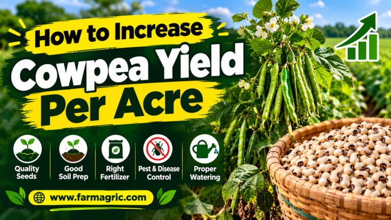 How to Increase Cowpea Yield Per Acre