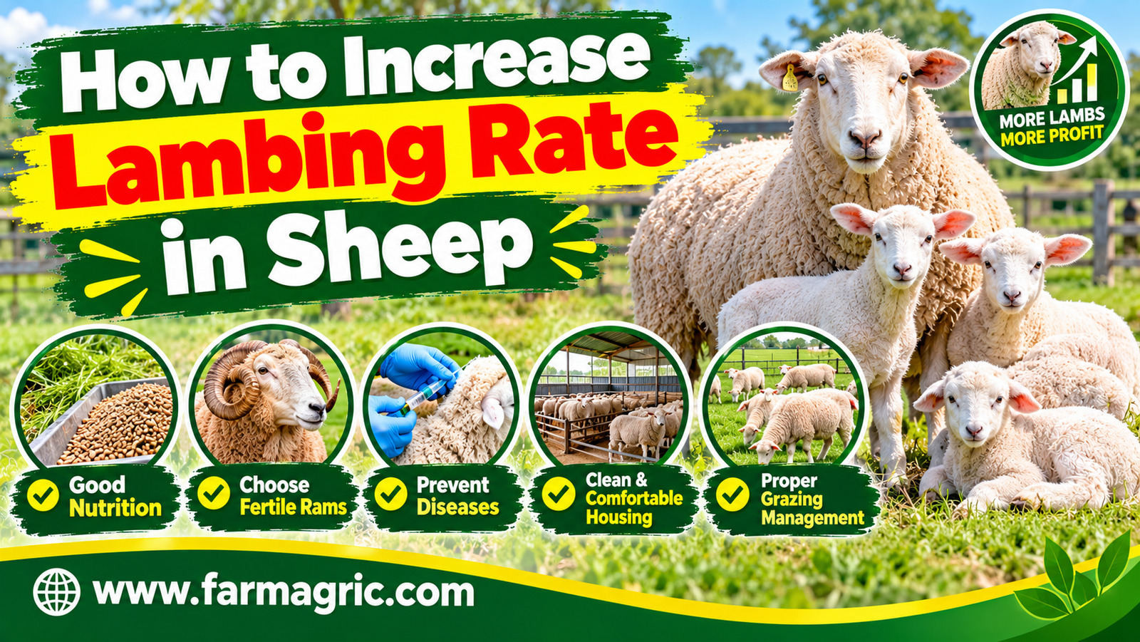 How to Increase Lambing Rate in Sheep