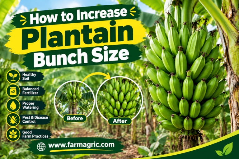 How to Increase Plantain Bunch Size