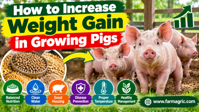 How to Increase Weight Gain in Growing Pigs