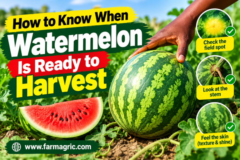 How to Know When Watermelon Is Ready to Harvest