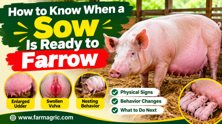 How to Know When a Sow Is Ready to Farrow