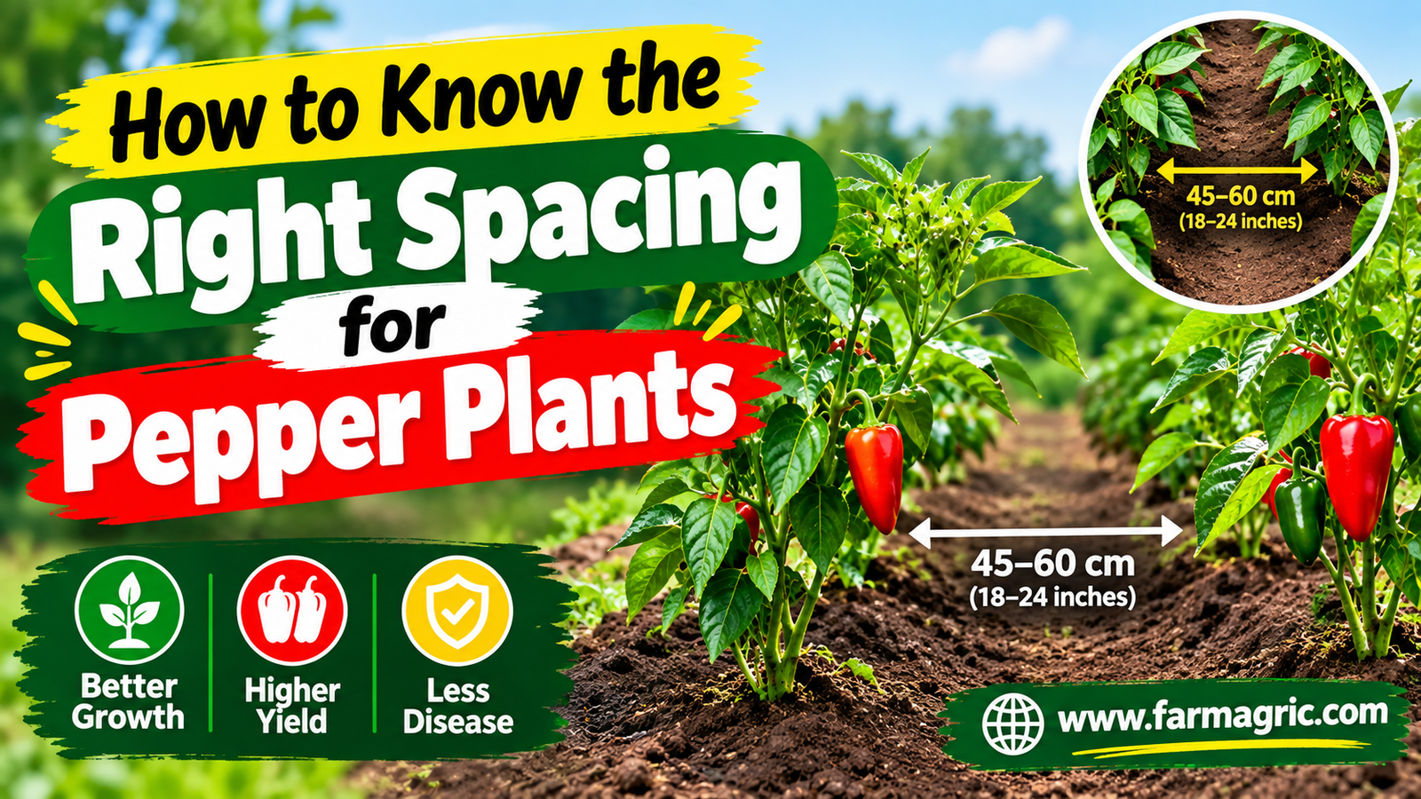 How to Know the Right Spacing for Pepper Plants