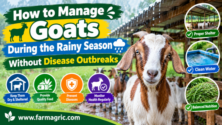 How to Manage Goats During the Rainy Season Without Disease Outbreaks