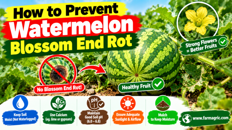 How to Prevent Watermelon Blossom End Rot