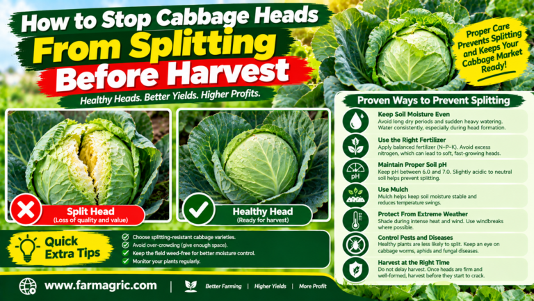 How to Stop Cabbage Heads From Splitting Before Harvest