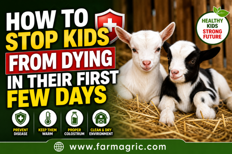 How to Stop Goat Kids From Dying in Their First Few Days