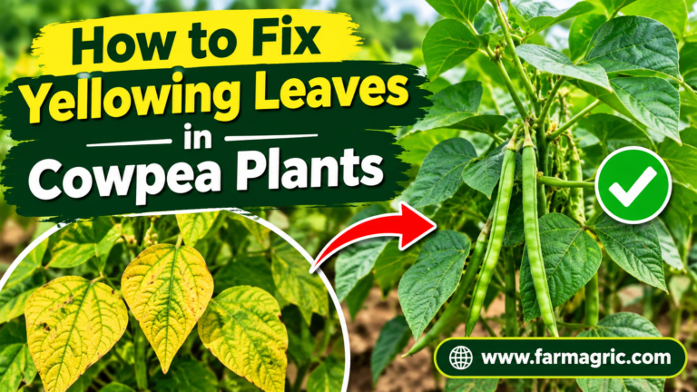 How to Fix Yellowing Leaves in Cowpea Plants
