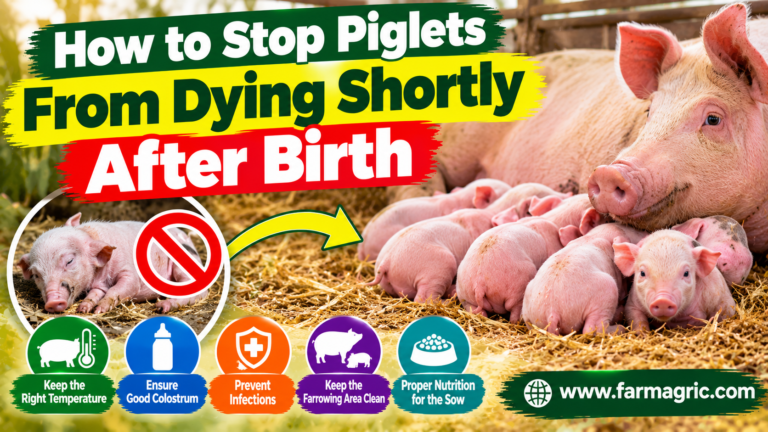 How to Stop Piglets From Dying Shortly After Birth