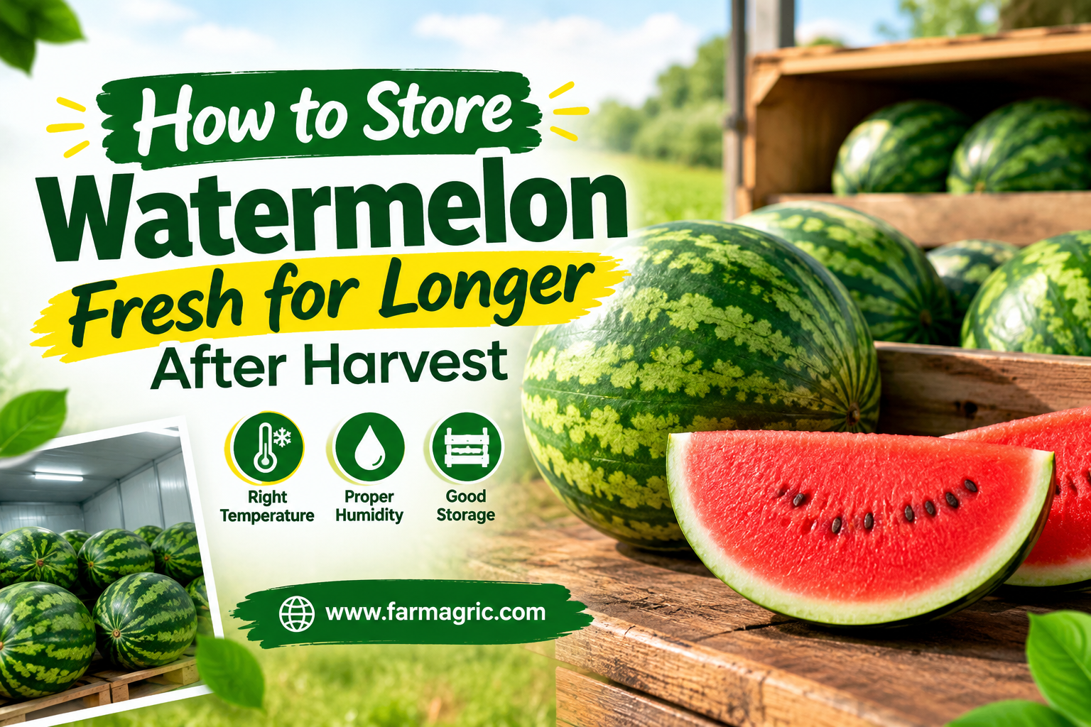 How to Store Watermelon Fresh for Longer After Harvest